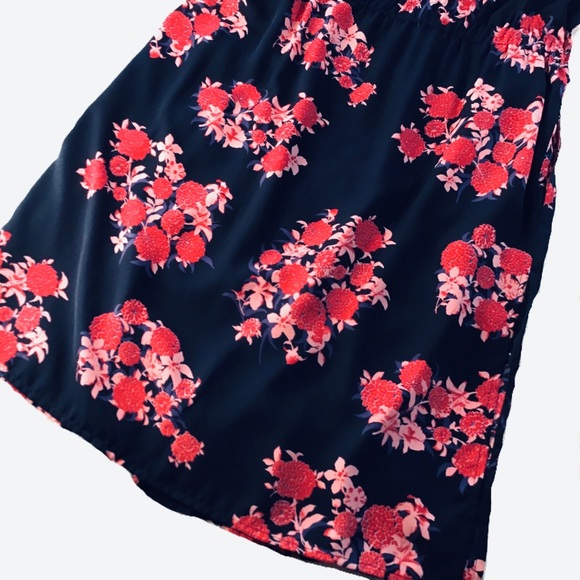 PLEIONE NWT Navy Blue & Pink Floral Open-Front Kimono Size Small/Petite NWT - Picture 6 of 9